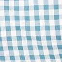 Load image into Gallery viewer, Dusty Blue & White Gingham Bow Blouse