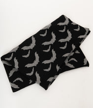 Load image into Gallery viewer, Black & Grey Bat Knit Blanket
