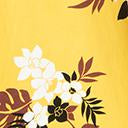 Load image into Gallery viewer, 1950s Style Mustard &amp; Ivory Floral Swing Dress
