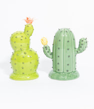 Load image into Gallery viewer, Green Cacti Salt &amp; Pepper Shaker Set
