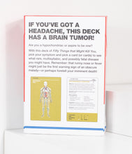 Load image into Gallery viewer, Fifty Things That Might Kill You Card Deck
