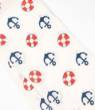 Load image into Gallery viewer, Unique Vintage Nautical Print Hair Scarf
