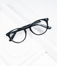 Load image into Gallery viewer, Black Round Frame Glasses
