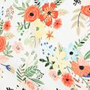 Load image into Gallery viewer, Cream &amp; Happy Floral Print Bow Blouse
