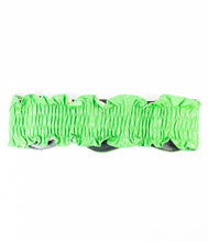 Load image into Gallery viewer, Bright Green Ruffle Elastic Cinch Belt
