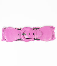 Load image into Gallery viewer, Bright Purple Ruffle Elastic Cinch Belt
