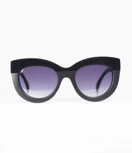 Load image into Gallery viewer, Black Velvet Cavalcade Cat Eye Sunglasses
