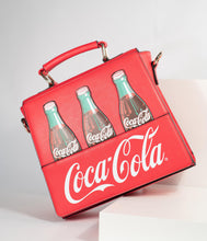 Load image into Gallery viewer, Coca-Cola Collection by Unique Vintage Red Leatherette Classic Coke Bottle Purse
