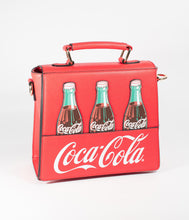 Load image into Gallery viewer, Coca-Cola Collection by Unique Vintage Red Leatherette Classic Coke Bottle Purse
